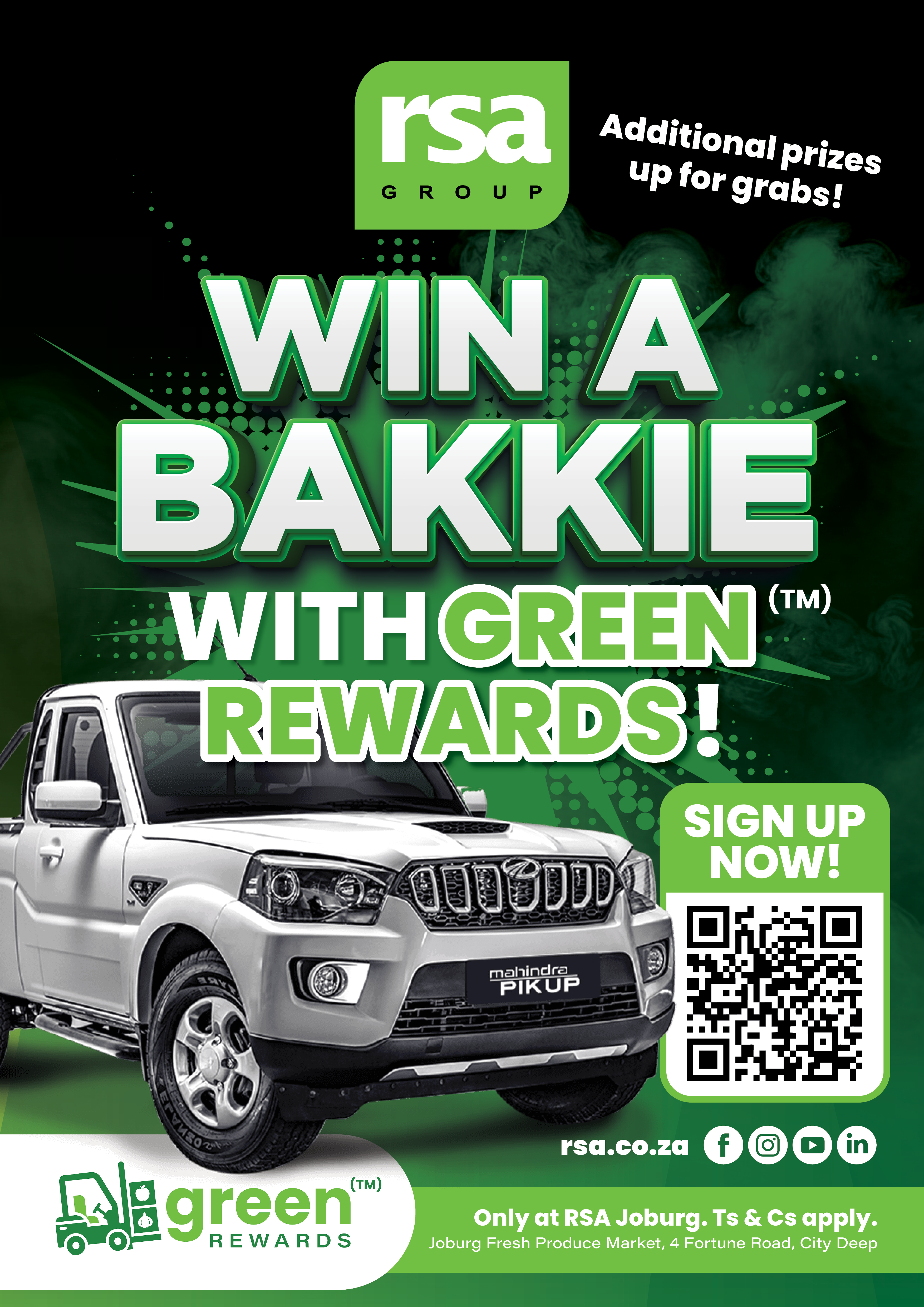 Promotion poster for Win A Bakkie
